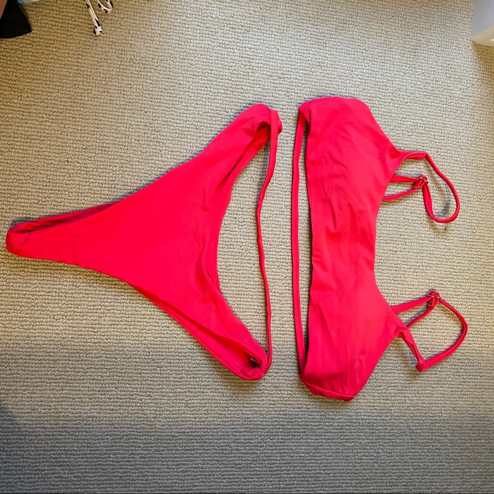 Neon Pink 2-Piece Bikini Set